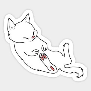 Relaxed Cat Sticker